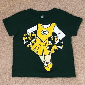 Green Bay Packers Dream Cheer Little Girls' Green Shirt